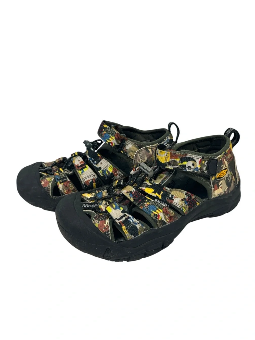 KEEN Kids Newport H2 Washable Sandal Little Kid size 1 in Animals Print